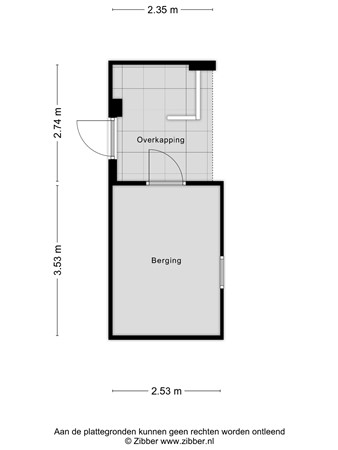 Floorplan - Hobbendonkseweg 22, 5283 HK Boxtel